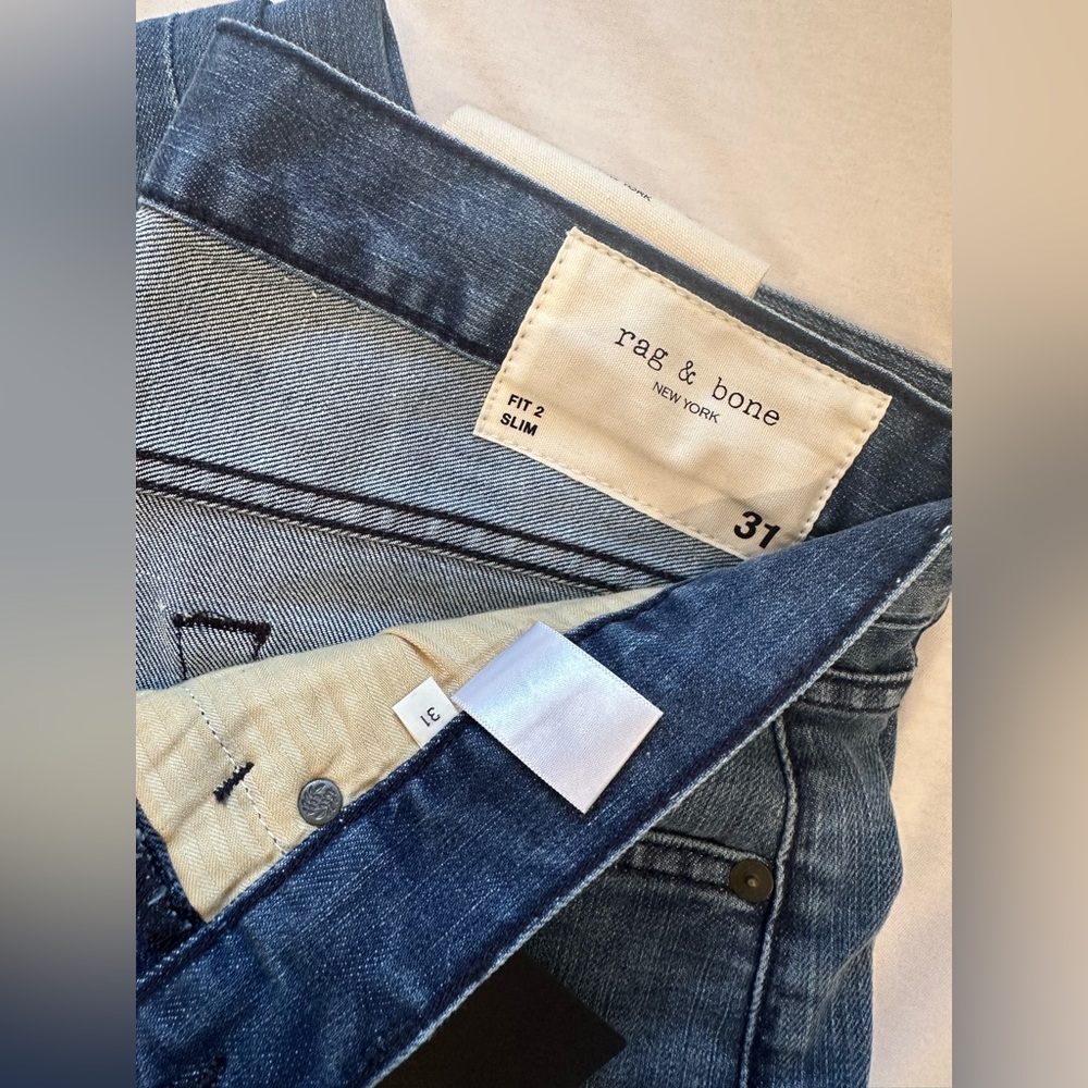 Men’s rag and bone fit 2 slim size 31 jeans